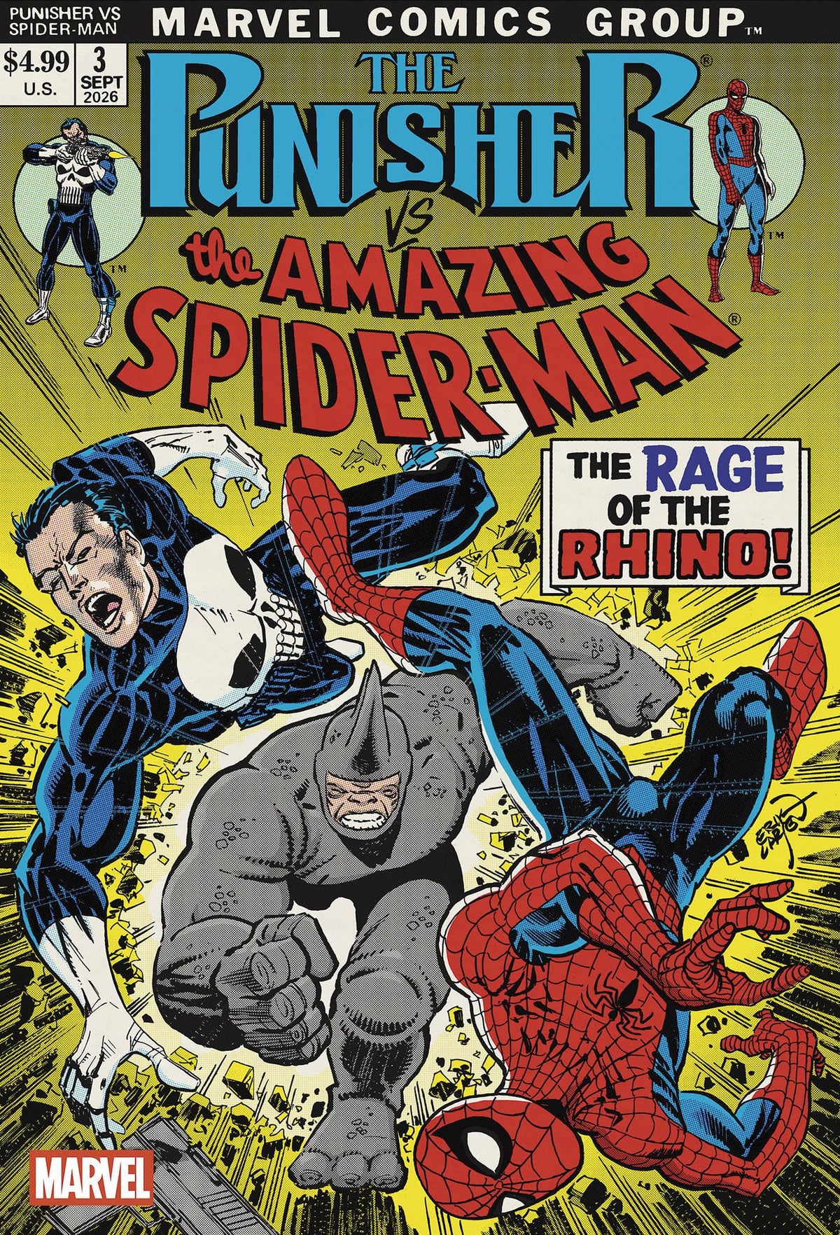 PUNISHER VS. SPIDER-MAN #3 ERIK LARSEN VARIANT (Release Date: 09/23/2026)