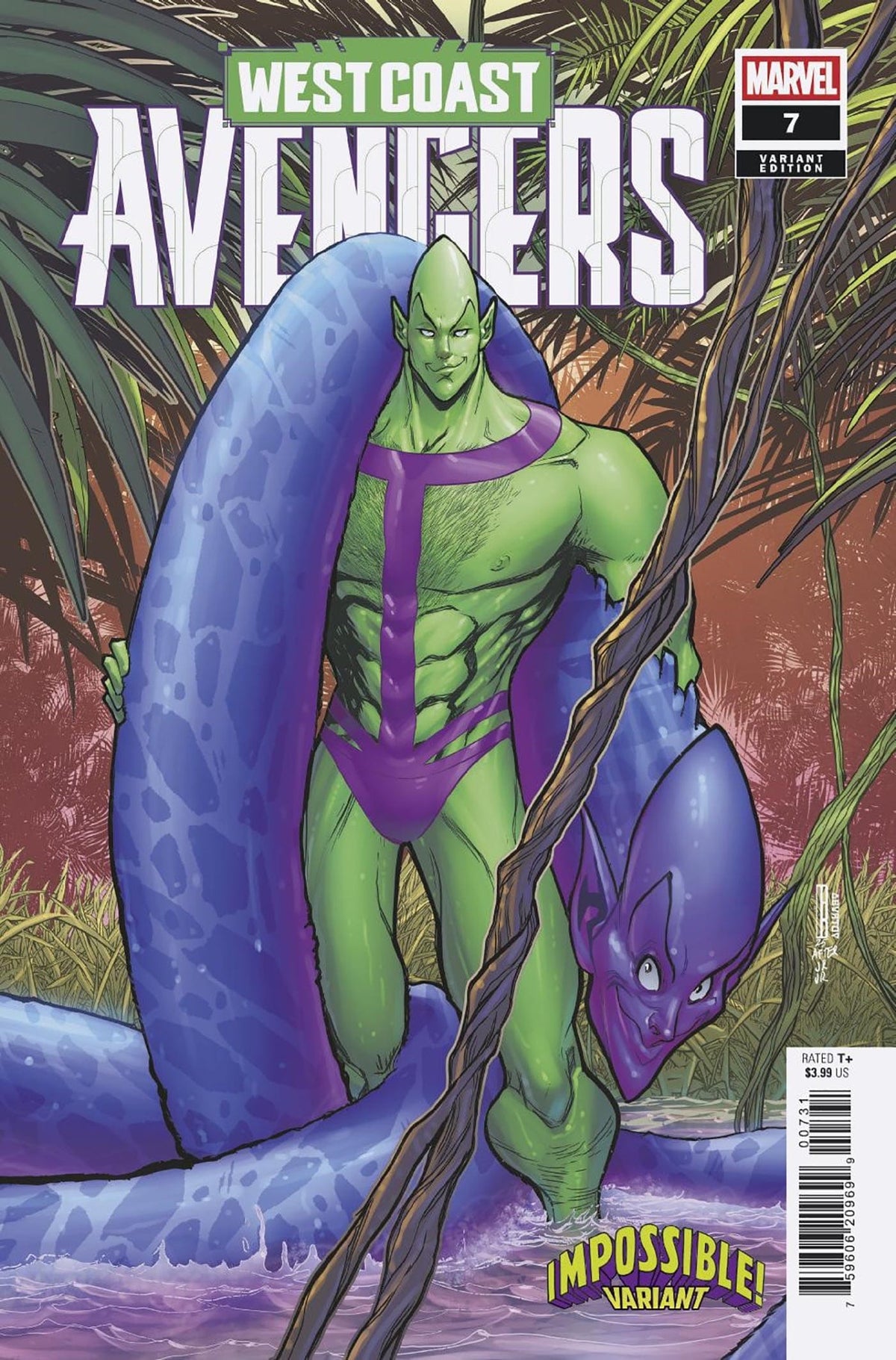 WEST COAST AVENGERS #7 DAVID BALDEON IMPOSSIBLE! VARIANT