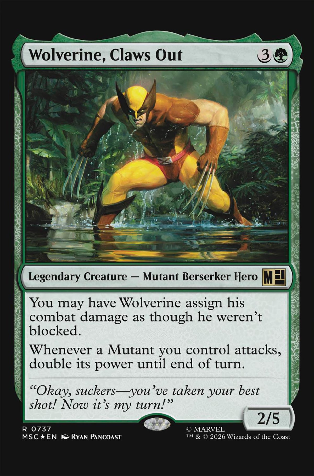 WOLVERINE #22 TBD ARTIST MAGIC: THE GATHERING VARIANT