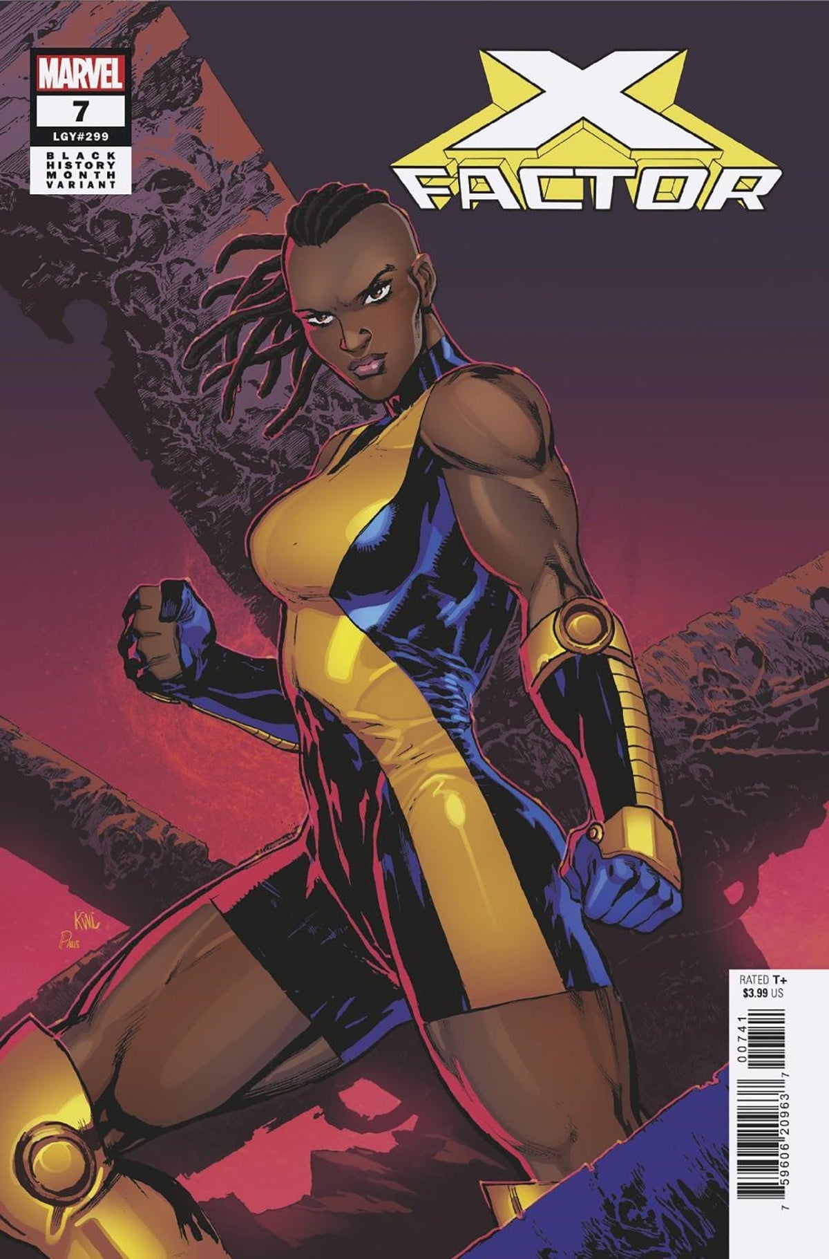 X-FACTOR #7 KEN LASHLEY BLACK HISTORY MONTH VARIANT