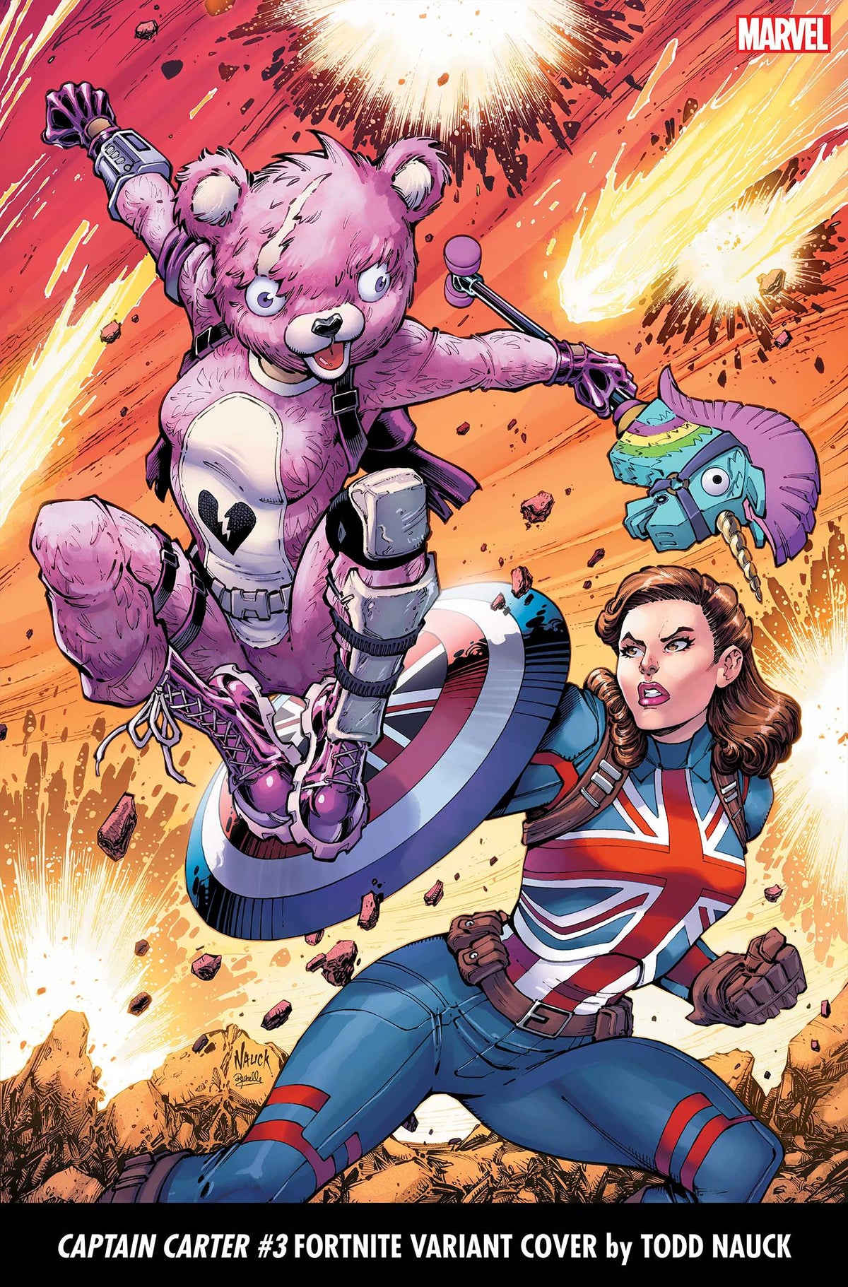 CAPTAIN CARTER #3 NAUCK FORTNITE COVER
