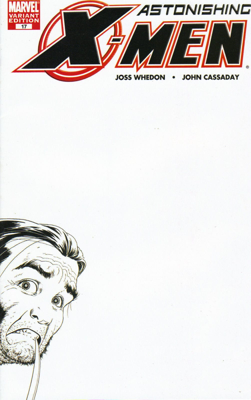 ASTONISHING X-MEN SKETCH VAR #17