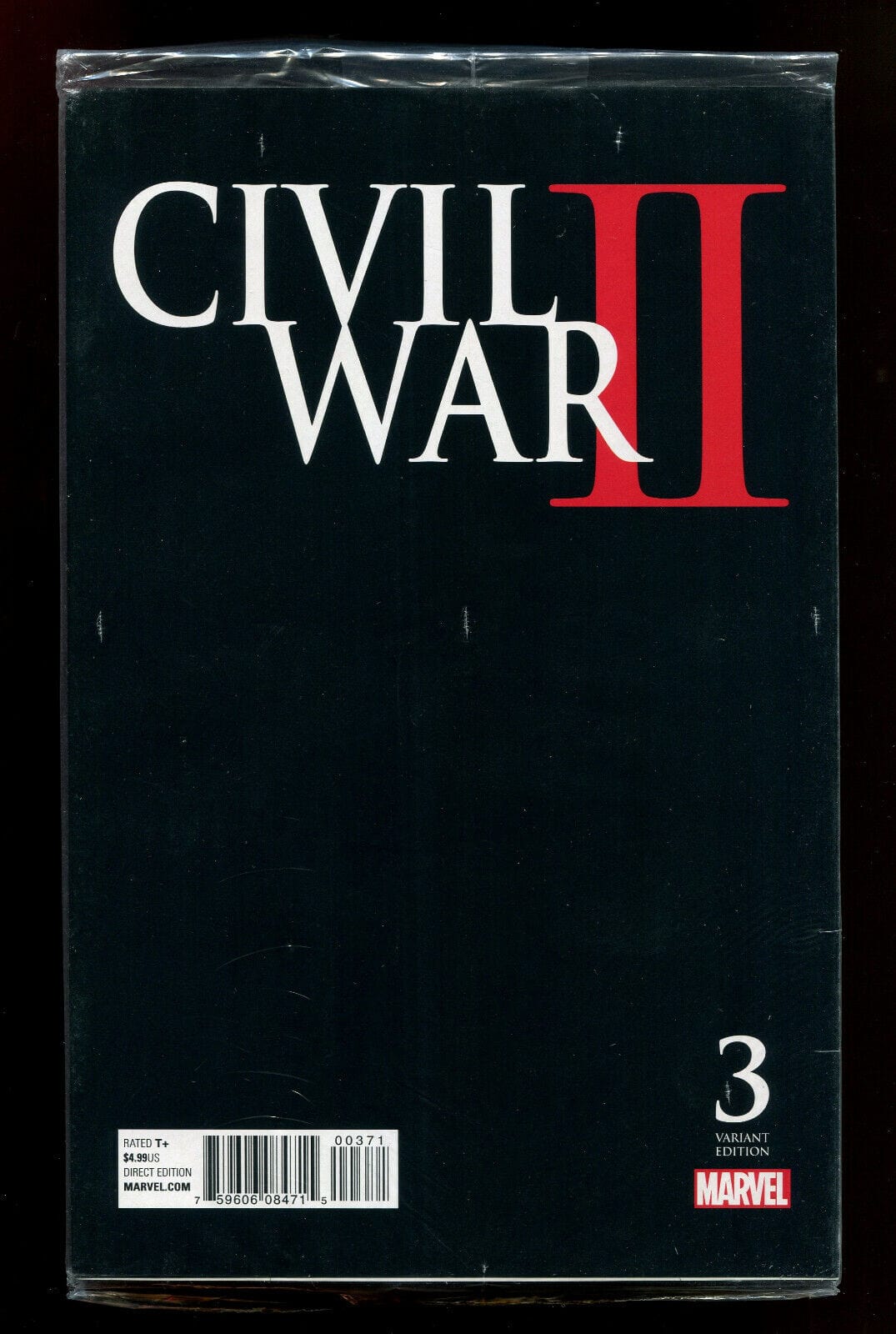 CIVIL WAR II #3 (OF 8) QUESADA MIDNIGHT LAUNCH VAR