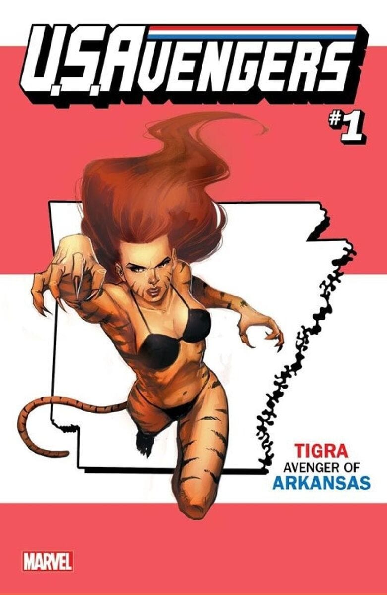 US AVENGERS #1 REIS ARKANSAS STATE VAR NOW