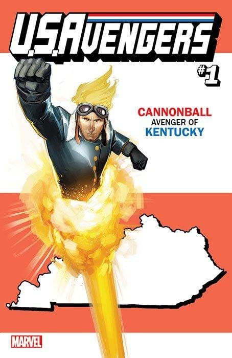 US AVENGERS #1 REIS KENTUCKY STATE VAR NOW