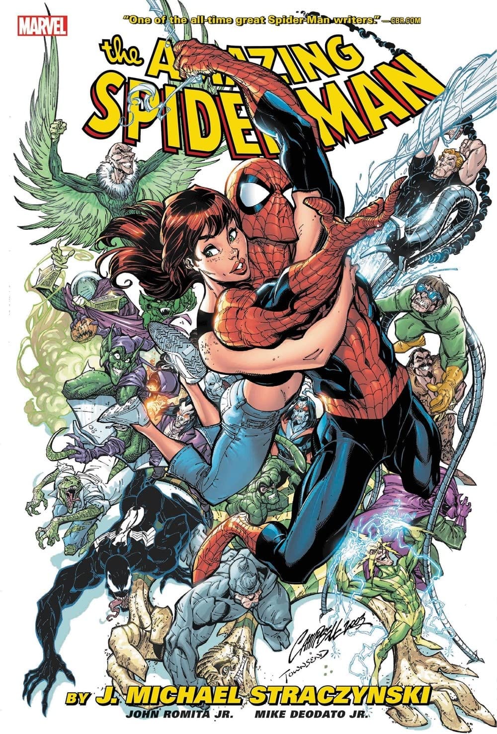 Amazing Spider-Man Straczynski Omnibus HC Vol 01 Campbell Cv