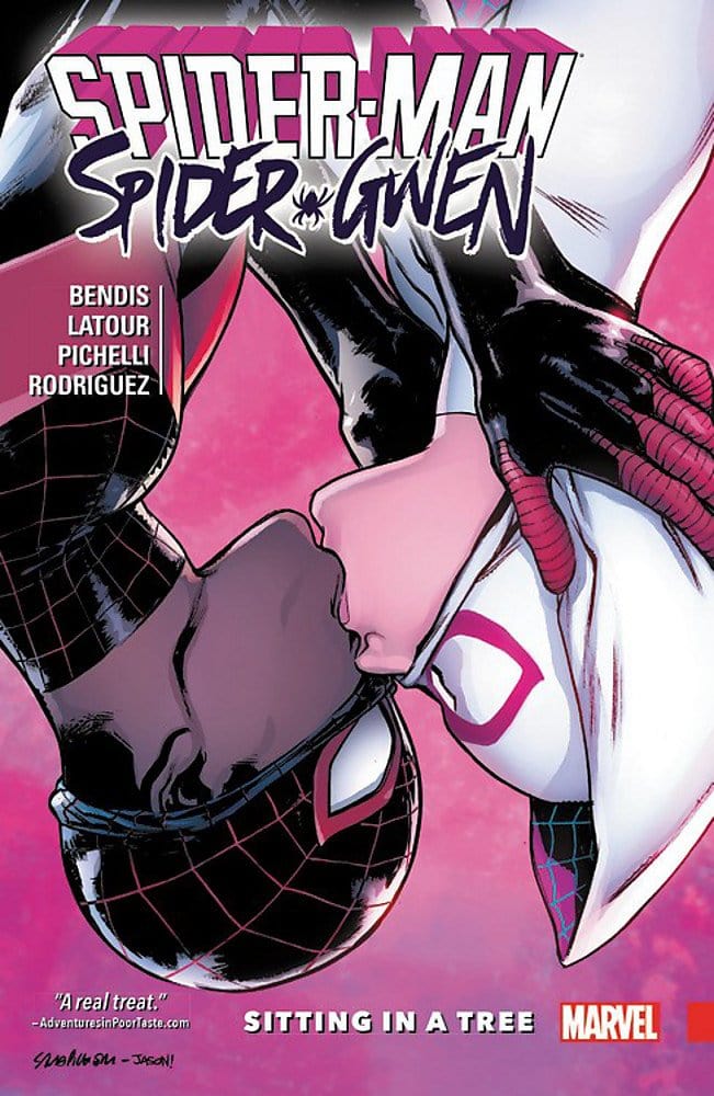 Spider-Man Spider-Gwen Sitting In Tree TP