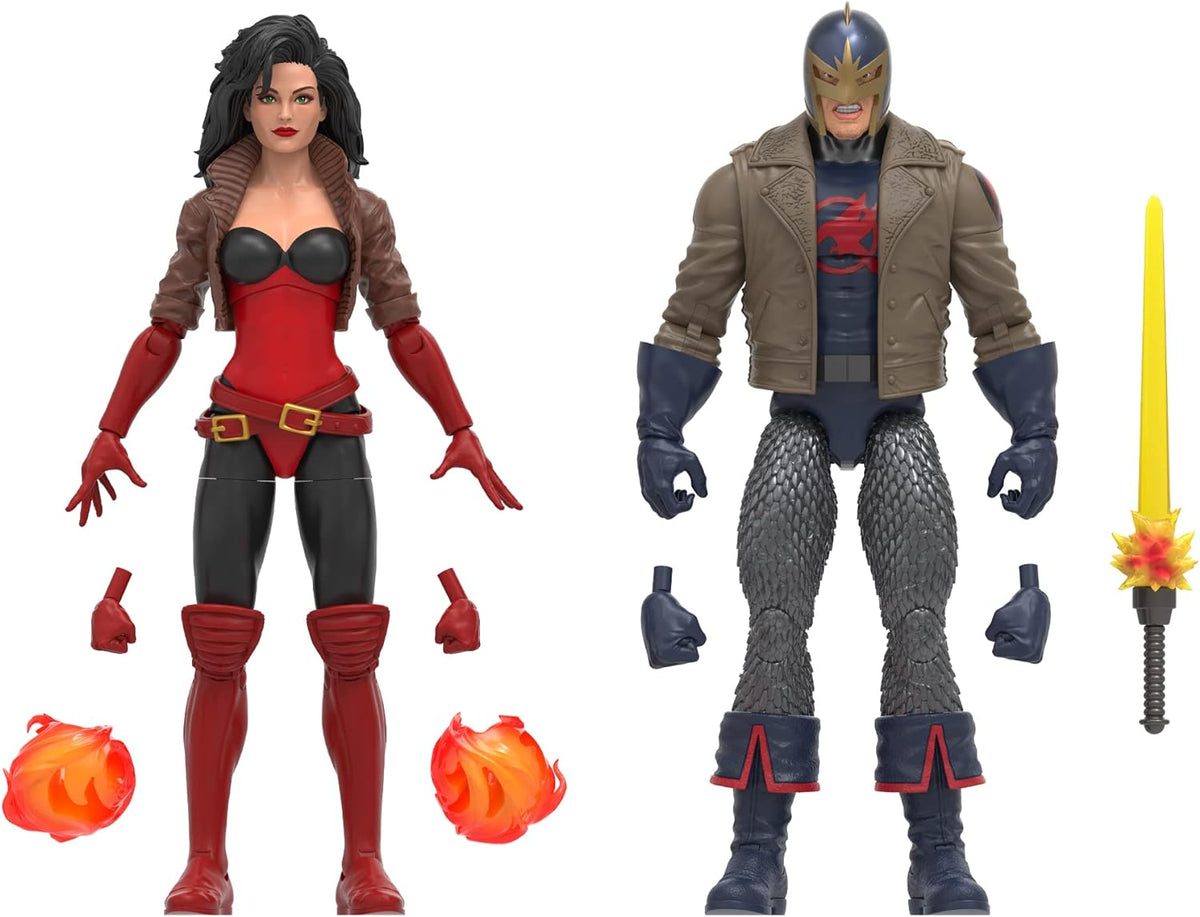 Marvel Legends 60th Anniversary 6 Inch Action Figure 2-Pack Exclusive - Black Knight & Sersi