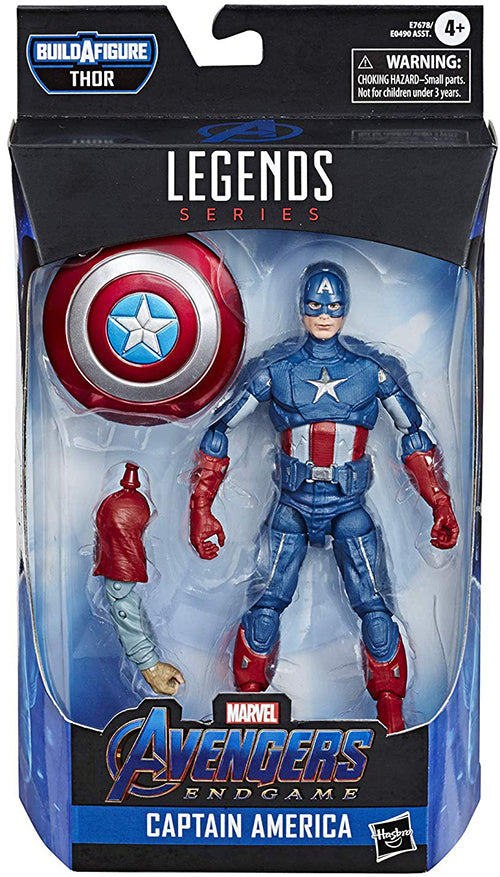 Marvel Legends Avengers Endgame 6 Inch Action Figure BAF Bro Thor - Captain America (Sub-Standard Packaging)