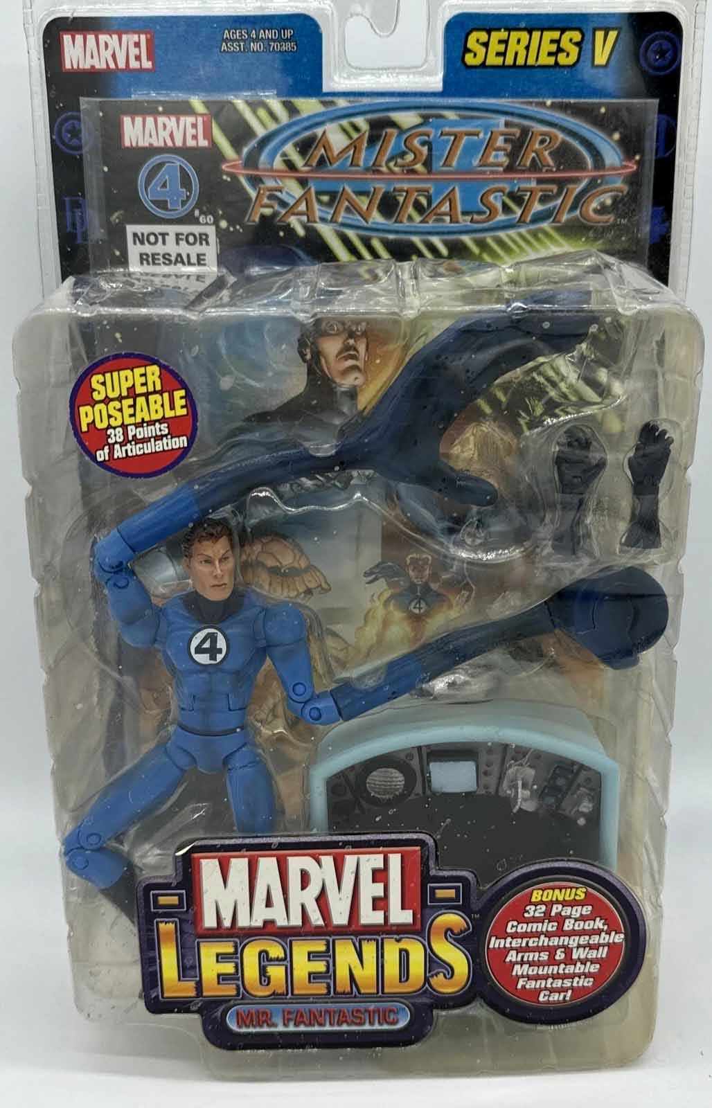 Marvel Legends 6 Inch Action Figure Series 5 - Mr. Fantastic (Sub Standard Packaging)