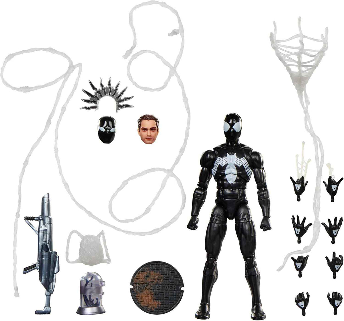 Marvel Legends Spider-Man 6 Inch Action Figure Maximum Series - Symbiote Spider-Man (Pre-Order Ships Oct. 2026)