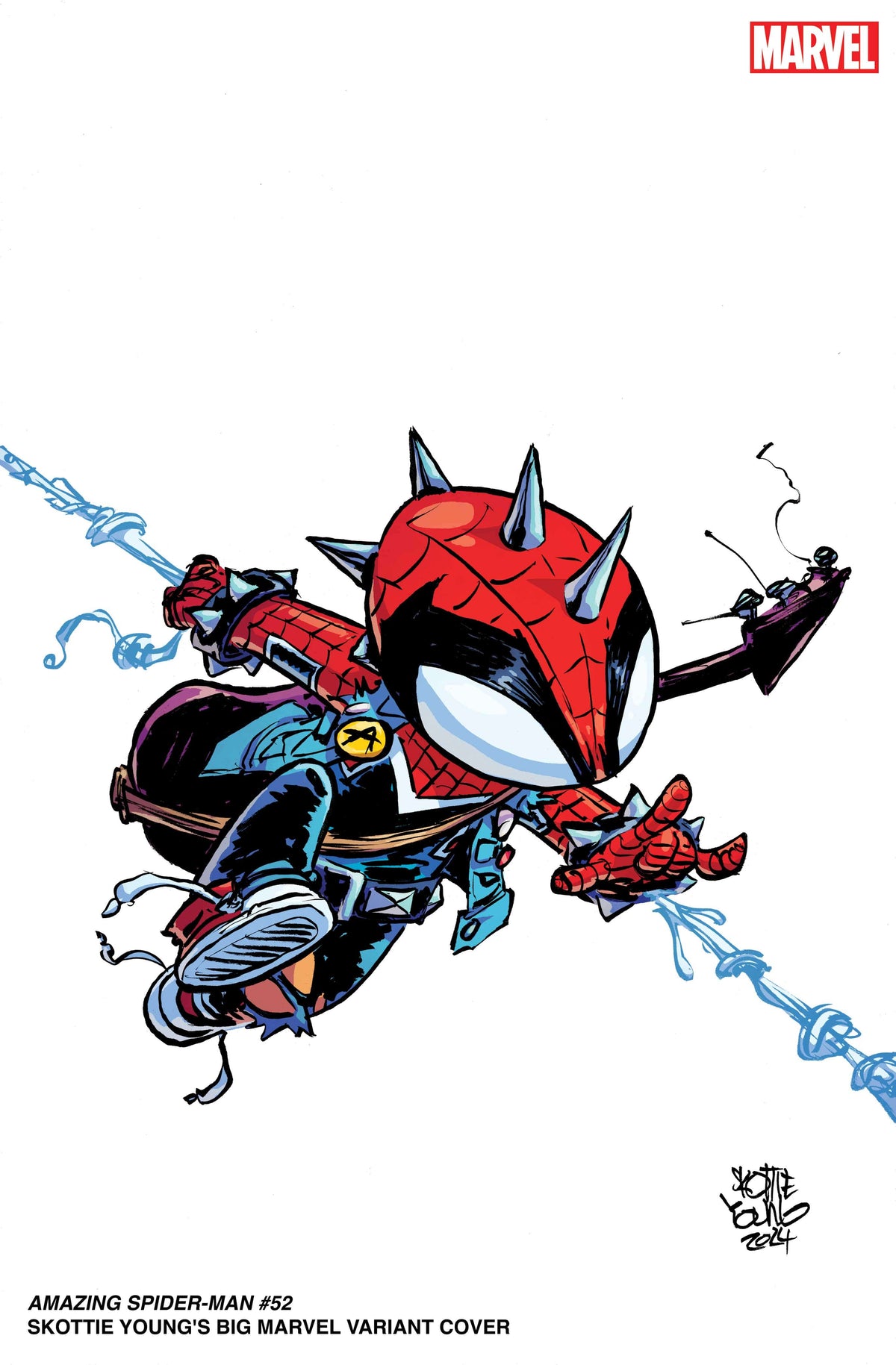 AMAZING SPIDER-MAN #52 SKOTTIE YOUNG BIG MARVEL VAR