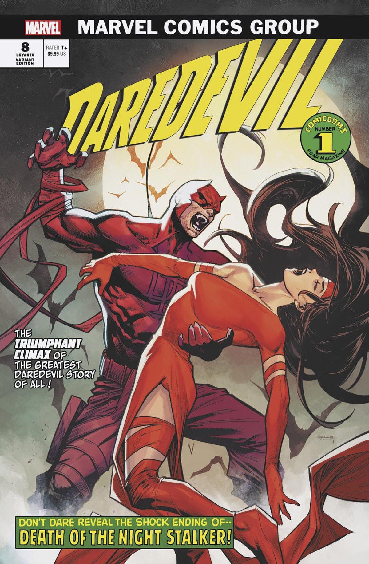 DAREDEVIL #8 STEPHEN SEGOVIA VAMPIRE VAR