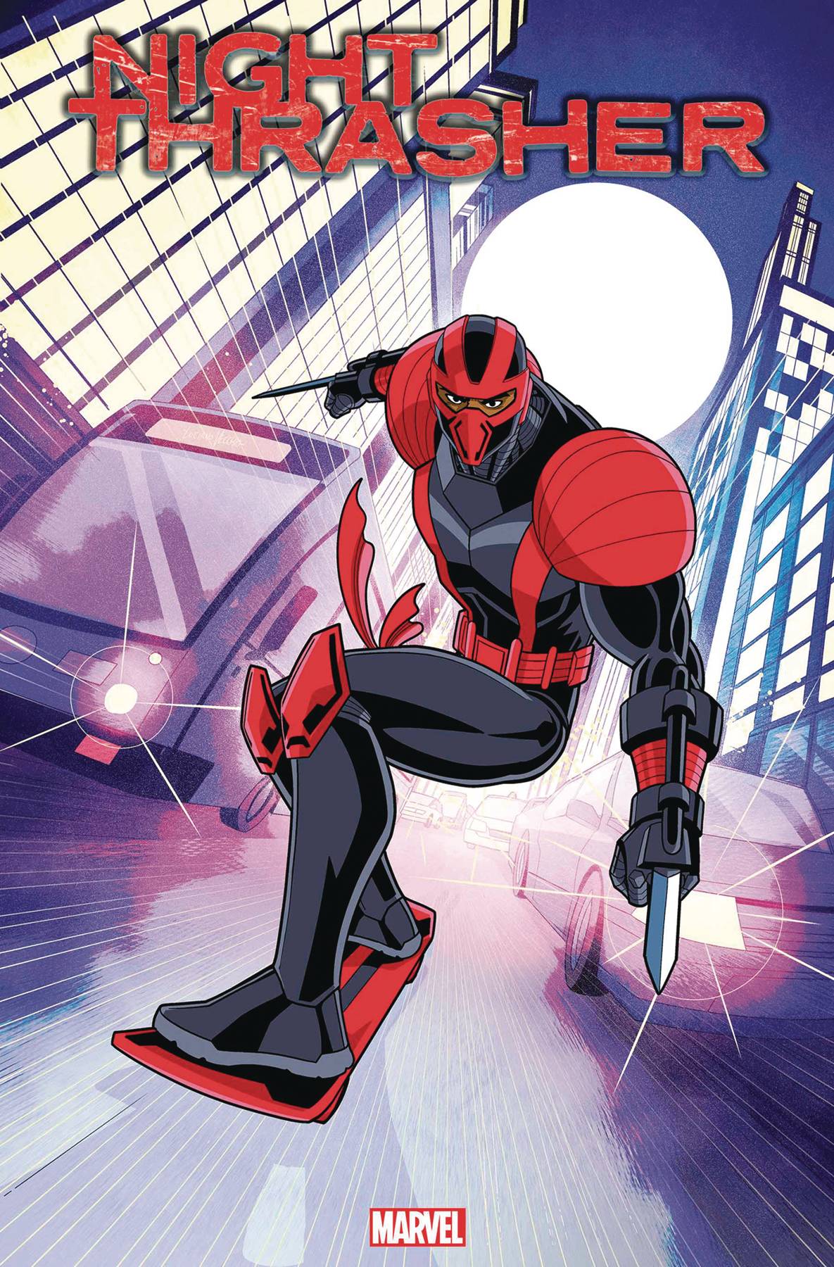 Night Thrasher #1 Luciano Vecchio Marvel 97 Var