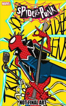 SPIDER-PUNK ARMS RACE #1 2ND PTG DAVID BALDEON VAR