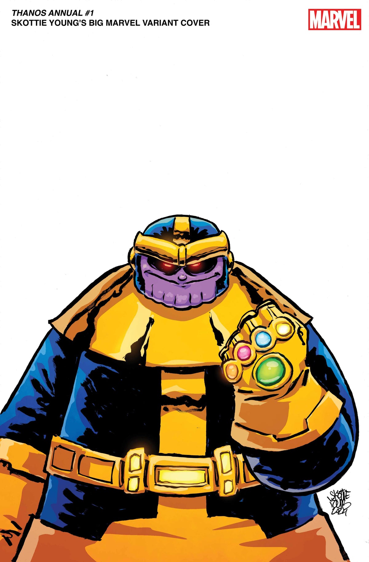 THANOS ANNUAL #1 SKOTTIE YOUNG BIG MARVEL VAR