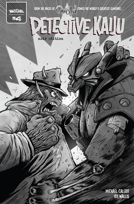 DETECTIVE KAIJU #4 (OF 4) CVR C NOIR EDITION VAR
