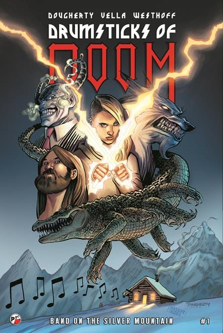 DRUMSTICKS OF DOOM BAND ON THE SILVER MOUNTAIN #1 (OF 3) CVR A DAN DOUGHERTY (Release Date: 09/30/2026)
