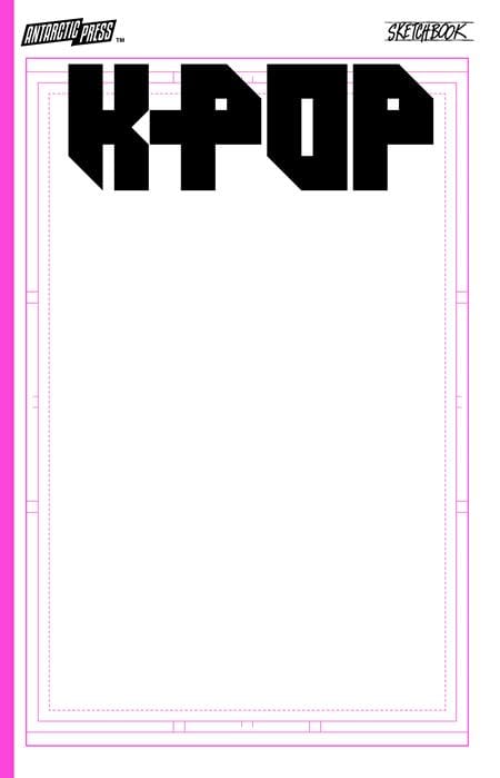 K-POP SKETCHBOOK (ONE SHOT) GLITTER PINK