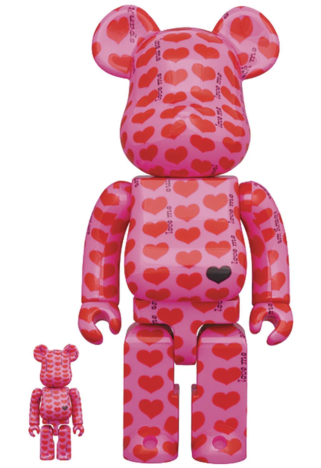 Medicom: BEar Brick - Pink Heart 100% & 400% (Headwax Organization)
