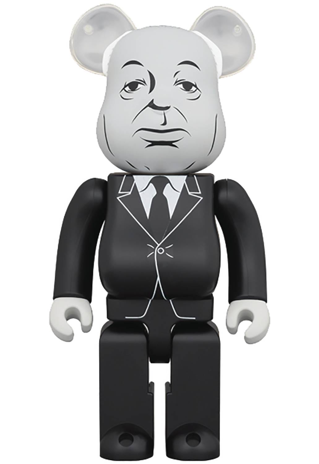 Medicom Toy: Bearbrick - Alfred Hitchcock 400%