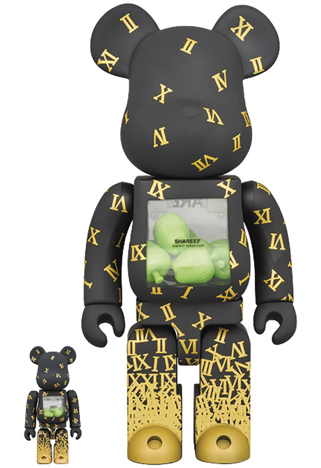 Medicom Toy: Bearbrick - Shareef 3 100% & 400% 2-Pack