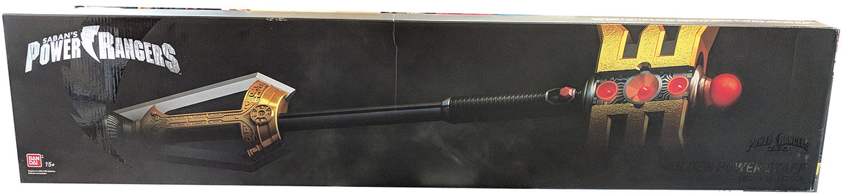 Mighty Morphin Power Rangers Life Size Accessory Legacy Series - Zeo Golden Power Staff (Sub-Standard Packaging)