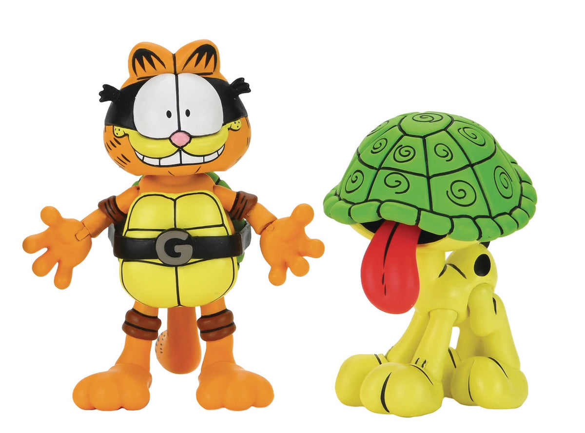 NECA: Teenage Mutant Ninja Turtles x Garfield - Ultimate Garfello & Odie 7"