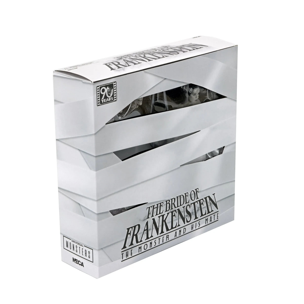 NECA: Universal Monsters - The Bride of Frankenstein 90th Anniversary - The Monster and His Mate 7" (Black & White)
