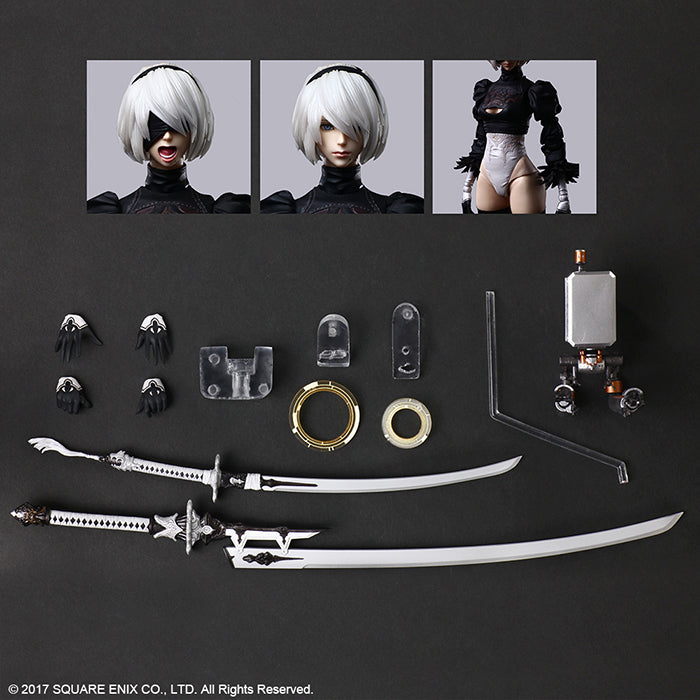 Nier Automata 10 Inch Action Figure Play Arts Kai Deluxe - YoRHa No. 2 Type B (Deluxe)
