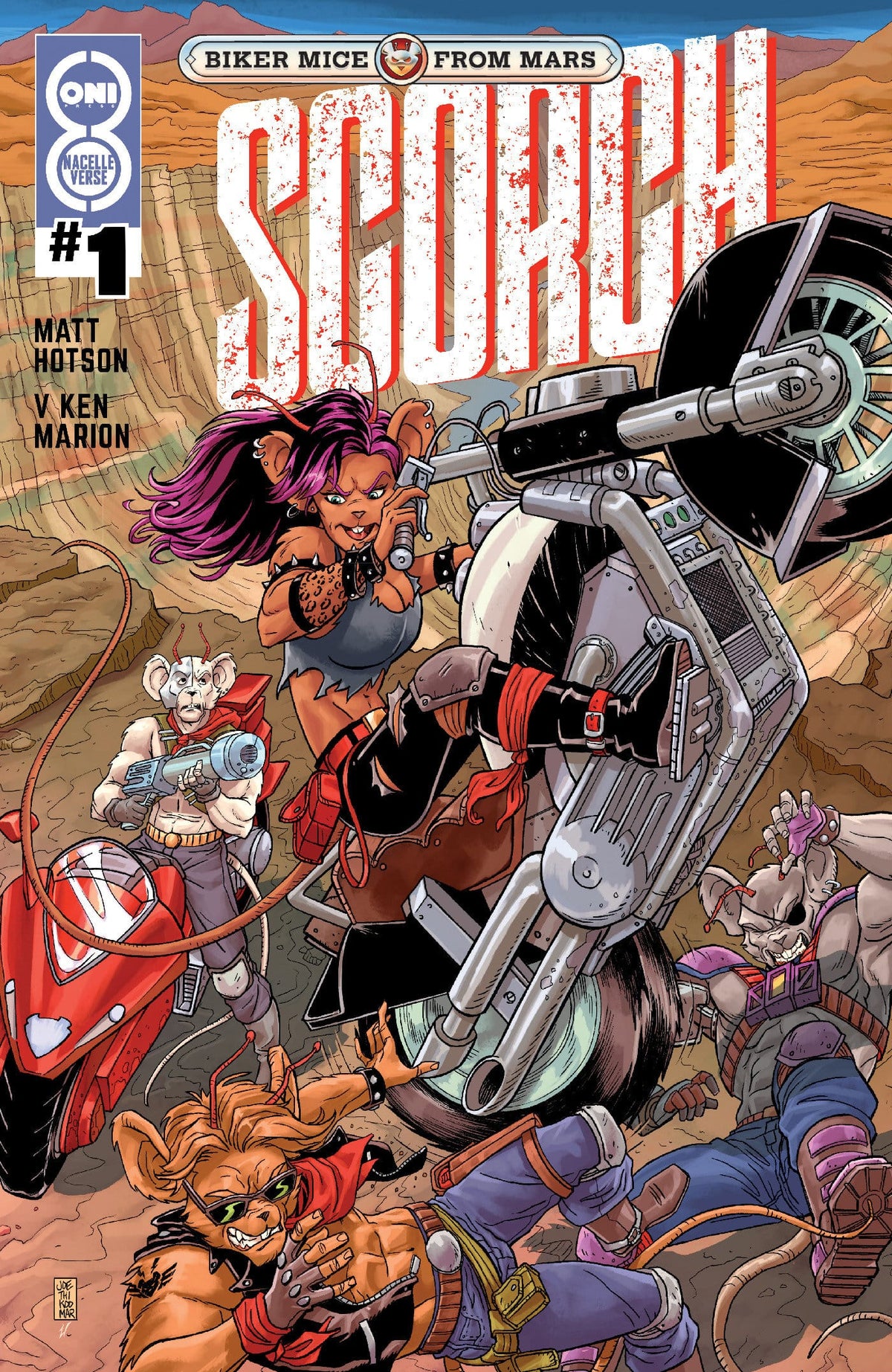 BIKER MICE FROM MARS SCORCH #1 CVR C AJ JOTHIKUMAR VAR (Release Date: 08/12/2026)