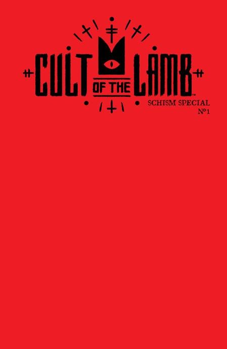 CULT OF THE LAMB SCHISM SPECIAL #1 (ONE SHOT) CVR C RED BLANK SKETCH VAR