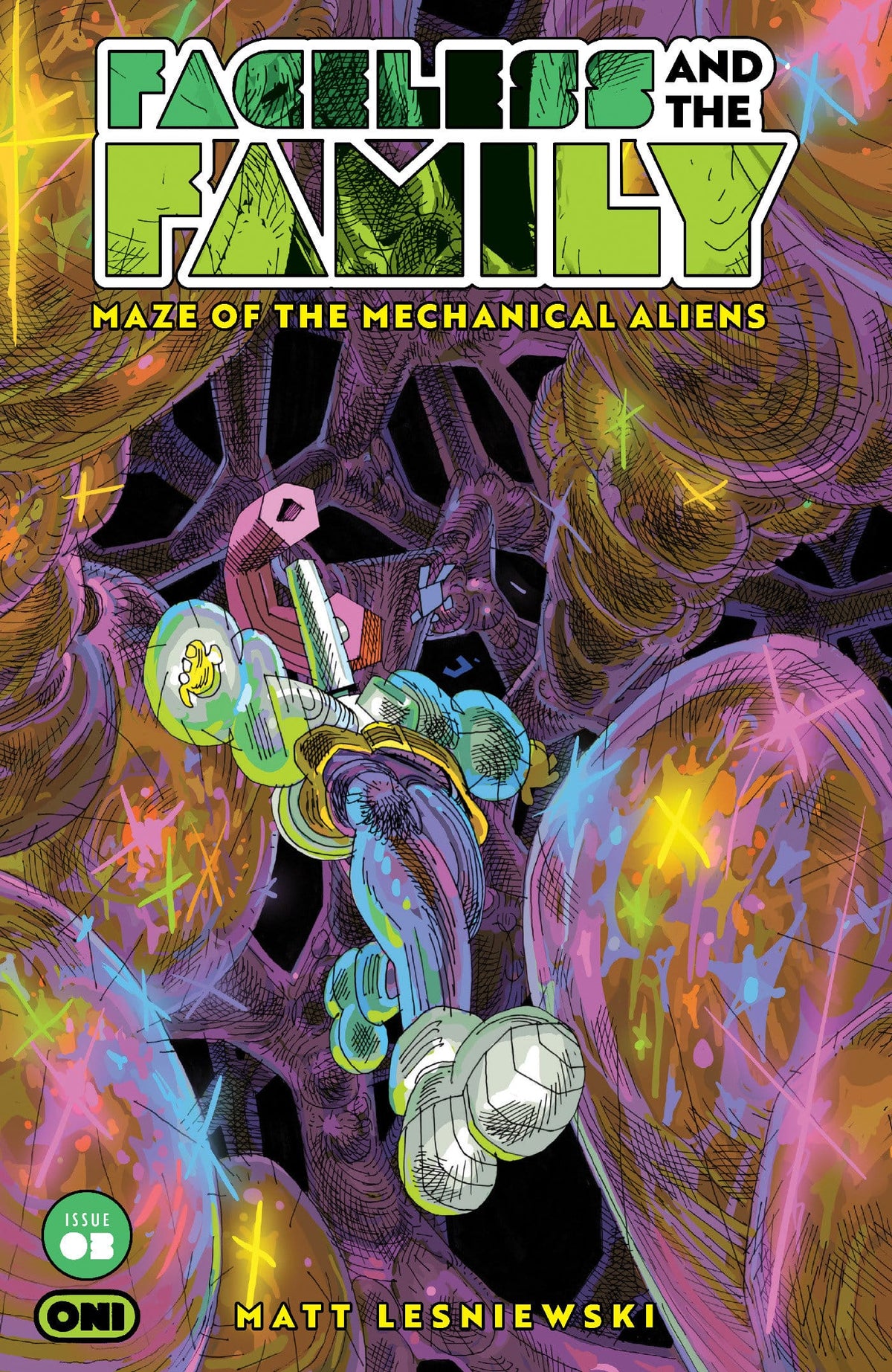 FACELESS AND THE FAMILY MAZE OF THE MECHANICAL ALIENS #3 CVR B EMIL ERNST VAR (Release Date: 09/16/2026)