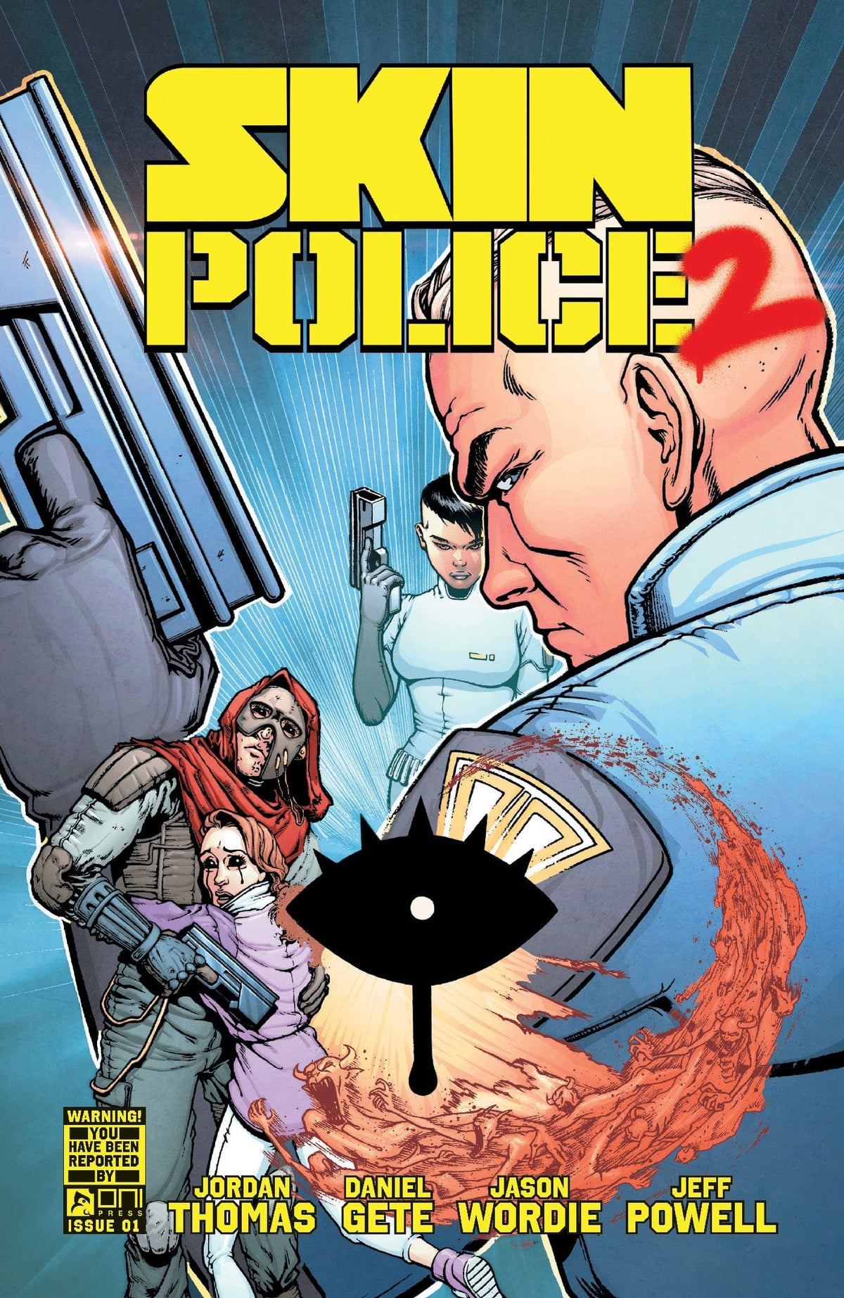 SKIN POLICE 2 #1 (OF 4) CVR D CLARA MEATH VAR (MR)