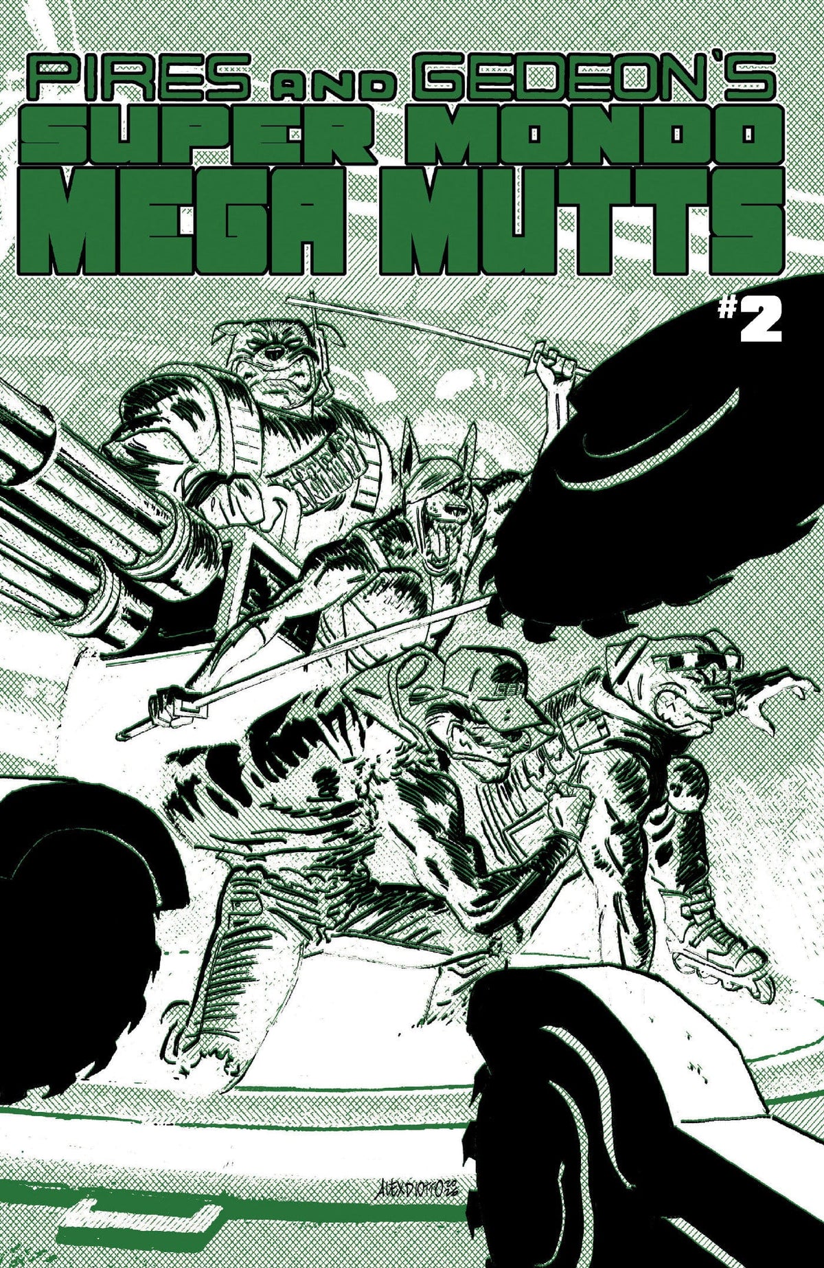SUPER MONDO MEGA MUTTS #2 CVR B ALEX DIOTTO HOMAGE VAR (Release Date: 08/26/2026)
