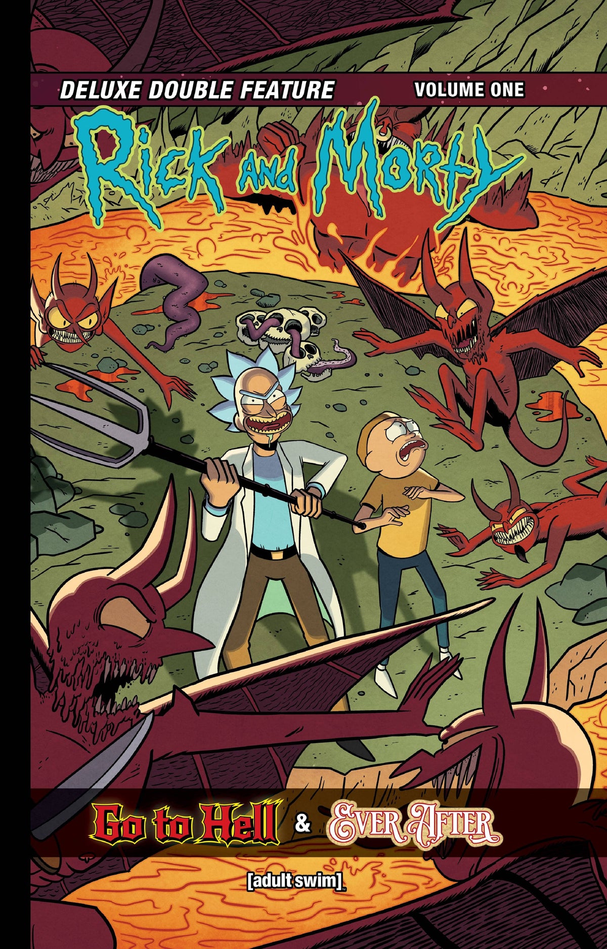 Rick & Morty Dlx Double Feature HC Vol 01 (MR)