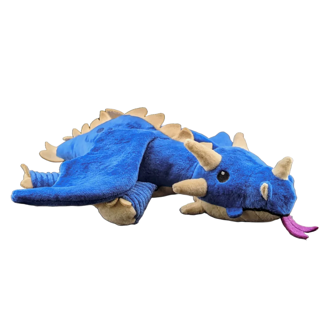 Pawlymorph Pet Toys: Sparkbolt – Blue Dragon Wyrmling Plush