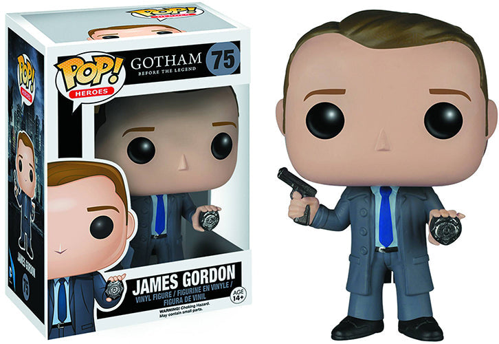 Pop DC Heroes 3.75 Inch Action Figure Gotham - James Gordon #75 (Sub-Standard Packaging)