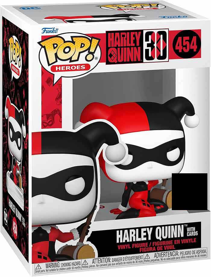 Pop DC Heroes Harley Quinn 3.75 Inch Action Figure Exclusive - Harley Quinn with Cards #454
