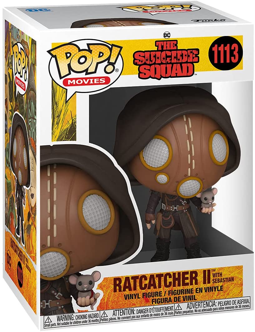 Pop DC Heroes The Suicide Squad 3.75 Inch Action Figure - Ratcatcher II with Sebastian #1113
