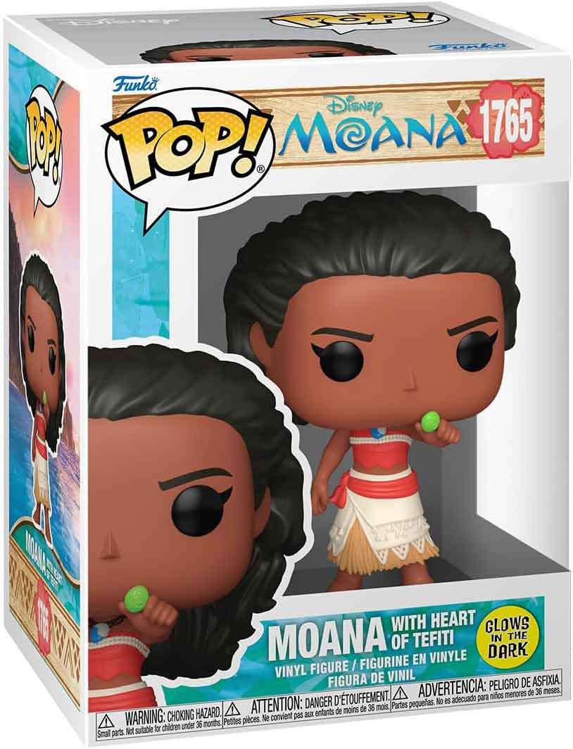 Pop Disney Moana 3.75 Inch Action Figure - Moana with Heart of Tefiti #1765