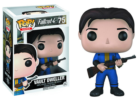 Pop Games 3.75 Inch Action Figure Fallout 4 - Vault Dweller / Sole Survivor #75 (Non Mint Packaging)