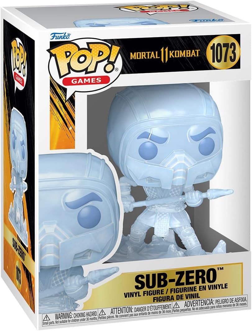 Pop Games Mortal Kombat 3.75 Inch Action Figure - Sub-Zero #1073