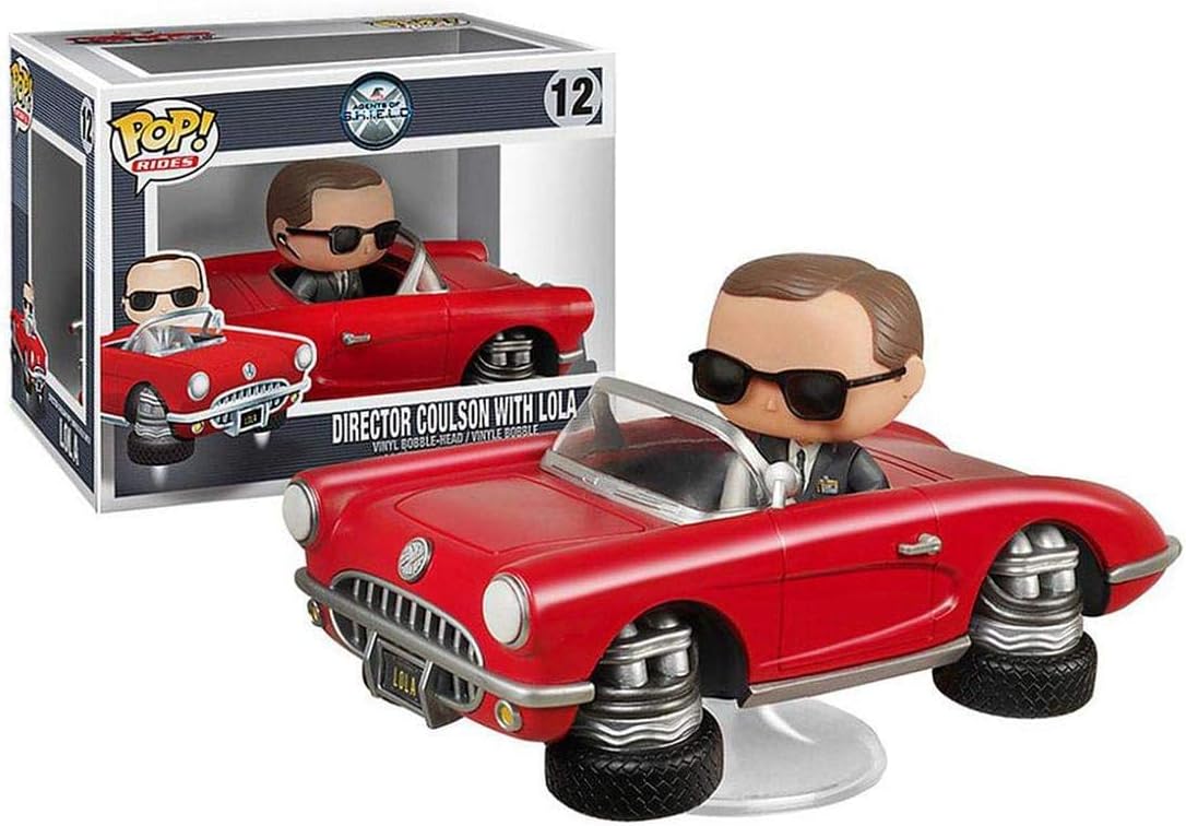 Pop Marvel Agents of S.H.I.E.L.D 3.75 Inch Action Figure Rides - Director Coulson With Lola (Sub-STANDARD Packaging)