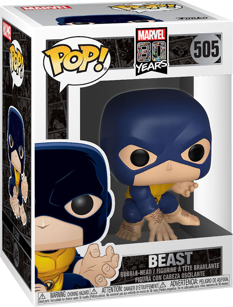 Pop Marvel 3.75 Inch Action Figure X-Men - Beast #505 (Sub-Standard Packaging)