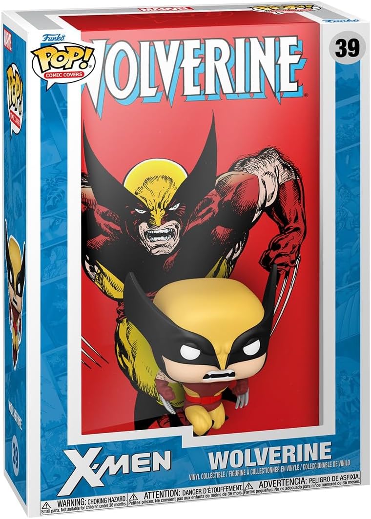 Pop Marvel X-Men 3.75 Inch Action Figure Comic Cover - Wolverine #39