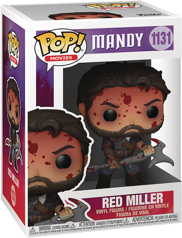 Pop Movies Mandy 3.75 Inch Action Figure - Bloody Red Miller #1131 (Sub-Standard Packaging)