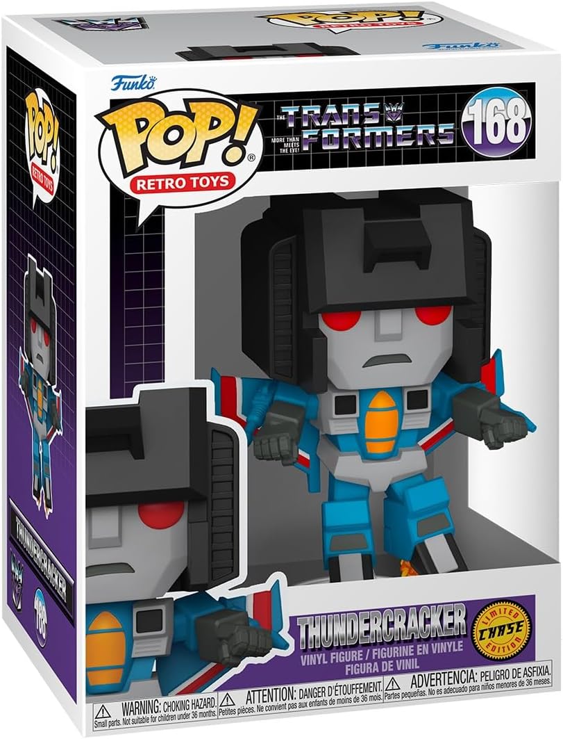 Pop Retro Toys Transformers 3.75 Inch Action Figure Exclusive - Thundercracker #168 Chase