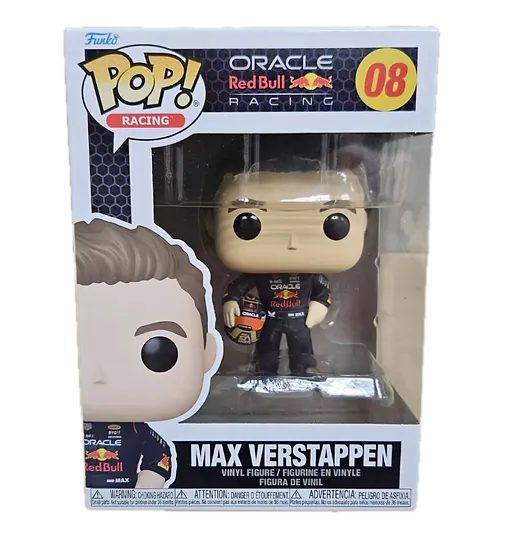 Pop Sports Formula One 3.75 Inch Action Figure - Max Verstappen with Helmet #08