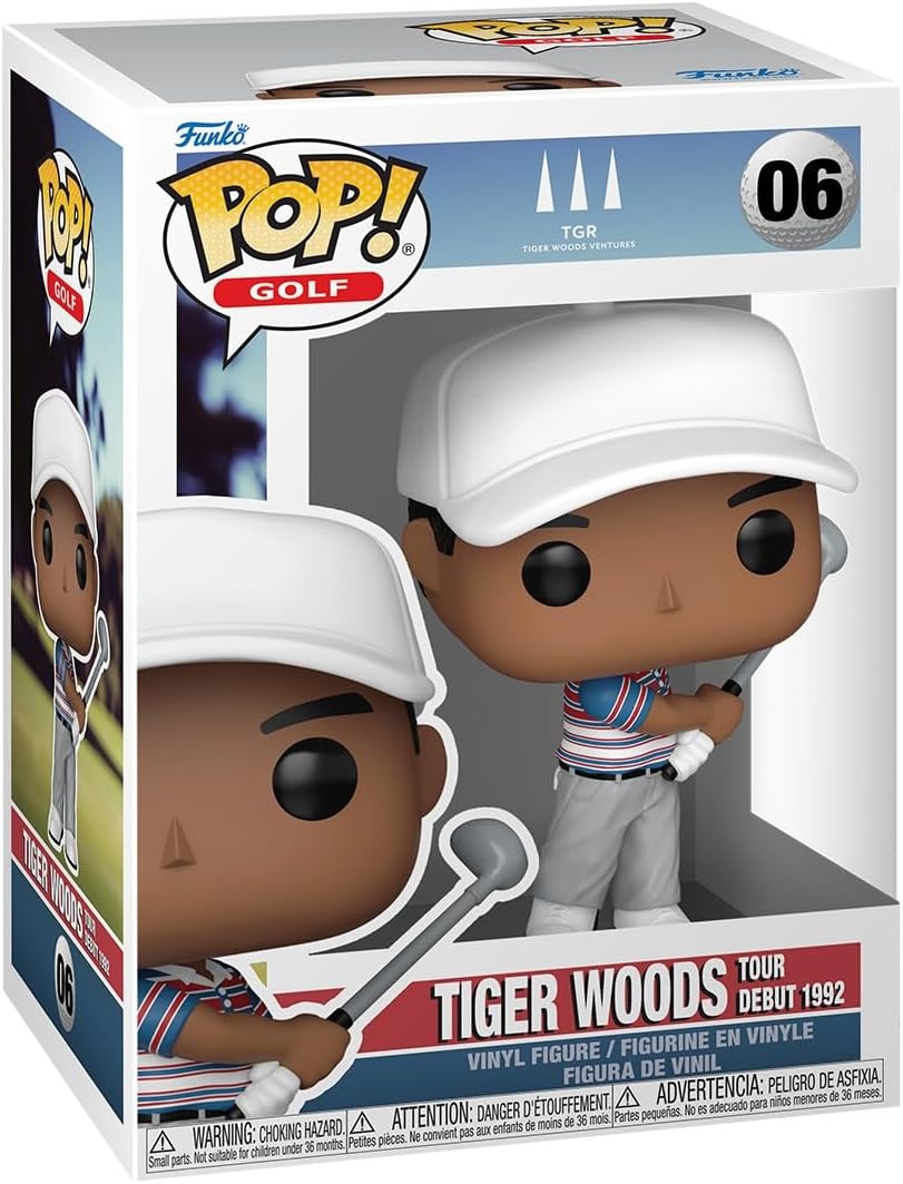 Pop Sports Golf 3.75 Inch Action Figure - Tiger Woods Tour Debut 1992 #06